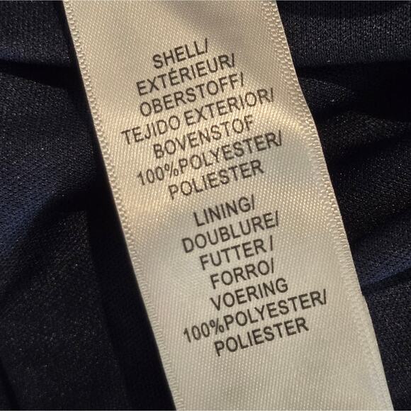 Aidan Mattox Black Twilight Geometric Beaded Illusion Sheath Halter Dress, Sz 6 - Picture 8 of 8